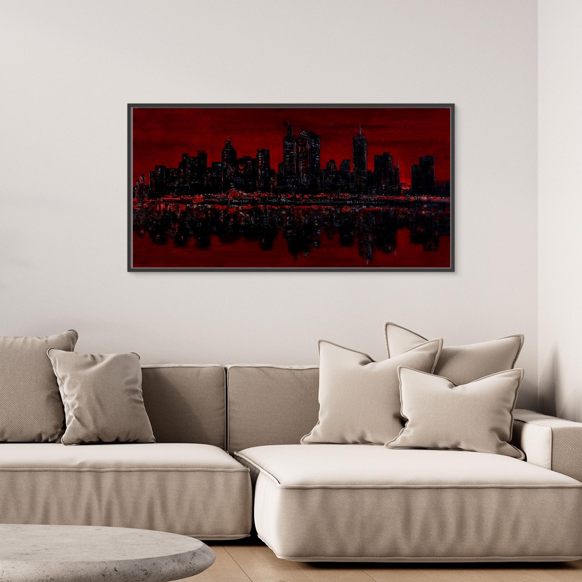 Crimson Skyline by Roger Cane