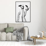 Champagne legs Black and White by Pictufy Studio Iii