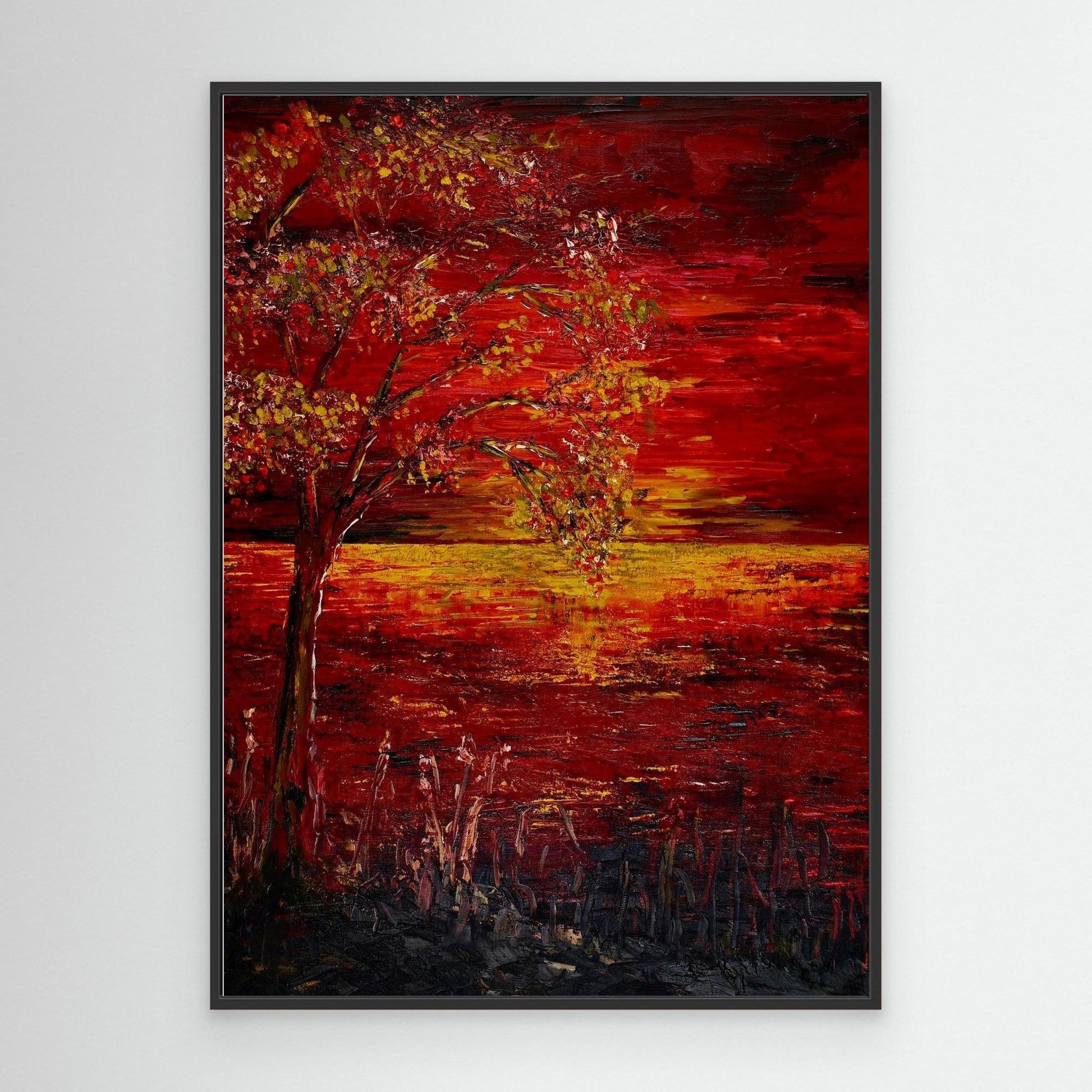 Crimson Solitude by Roger Cane