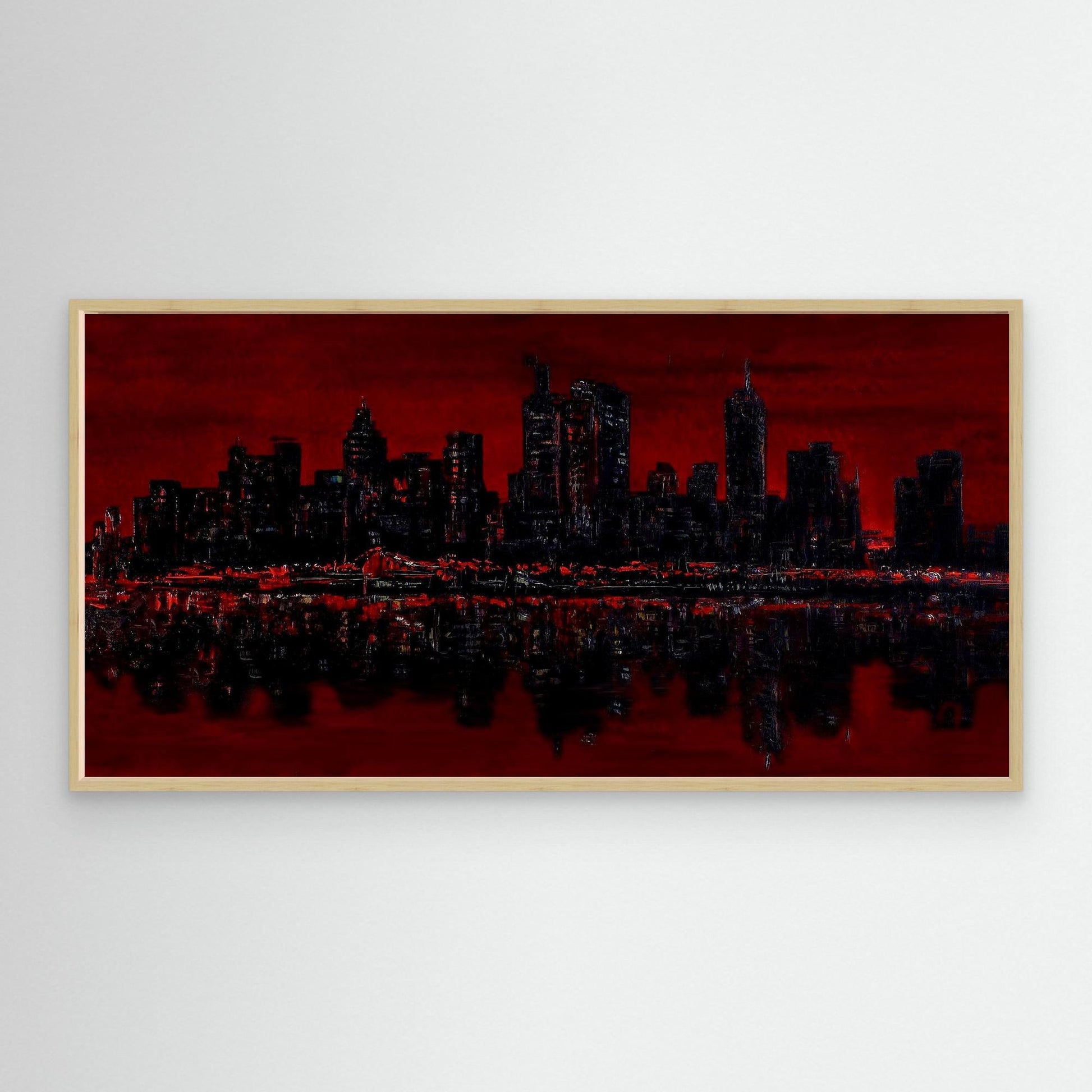 Crimson Skyline by Roger Cane