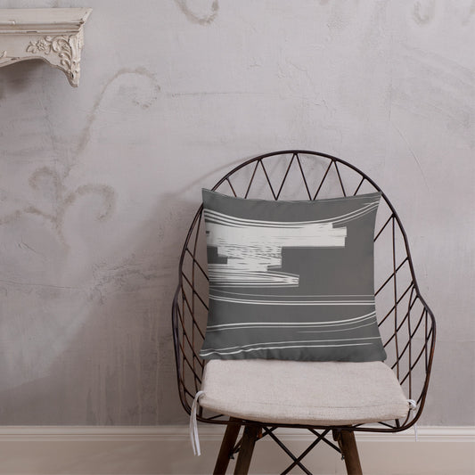 Premium Cushion Lines on Grey