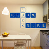 Large Personalised Letter Tile Wall Sticker