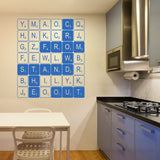 Medium Personalised Letter Tile Wall Sticker