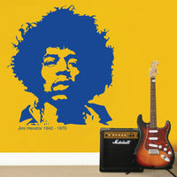 Jimi Hendrix Wall Sticker