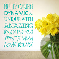Personalised My Mum Is… Wall Sticker