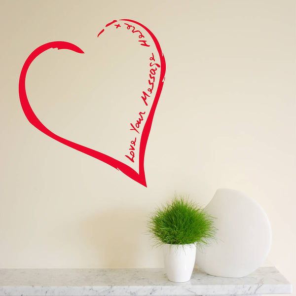 Your Heart On The Wall Sticker